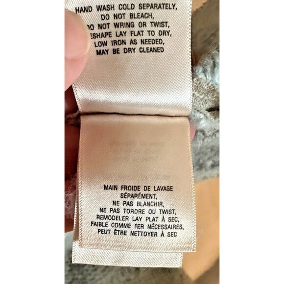 ANTHROPOLOGIE ALPACA & LACE PULLOVER SWEATER BY KNITTED & KNOTTED SZ S - Picture 8 of 14